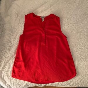 H&M red tank